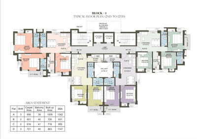 Project Image of 554.0 - 856.0 Sq.ft 2 BHK Apartment for buy in Tirath Sunshine