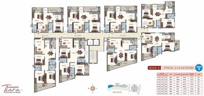 Project Image of 725.0 - 1890.0 Sq.ft 1 BHK Apartment for buy in Sai Raghavendras Tiara