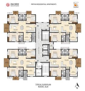Project Image of 1240.0 - 2140.0 Sq.ft 2 BHK Apartment for buy in Omsree Prithvi