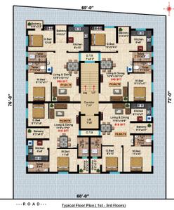Project Image of 0.0 - 818.0 Sq.ft 2 BHK Apartment for buy in KPN Silver Wood