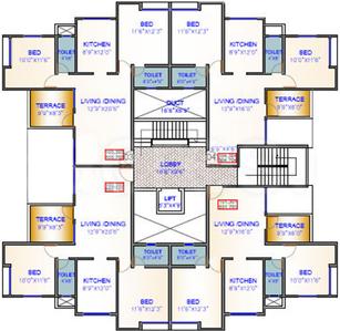 Project Image of 991.0 - 1056.0 Sq.ft 2 BHK Apartment for buy in Global Meadows