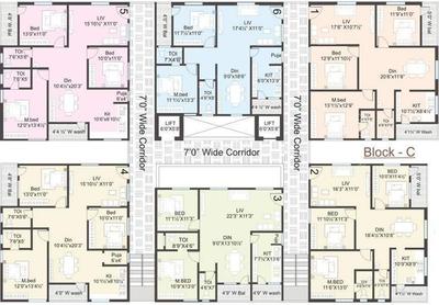 Project Image of 1175.0 - 2035.0 Sq.ft 2 BHK Apartment for buy in Magna Magnum Opus