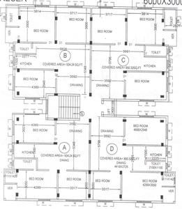 Project Image of 1170.0 - 1187.0 Sq.ft 3 BHK Apartment for buy in Loknath Housing Apartment