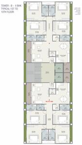 Project Image of 1100.61 - 1577.24 Sq.ft 3 BHK Apartment for buy in Broadway Alokya