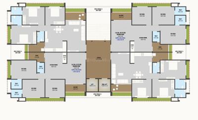 Project Image of 734.42 - 1046.47 Sq.ft 2 BHK Apartment for buy in Swaminarayan The Sahajanand Green