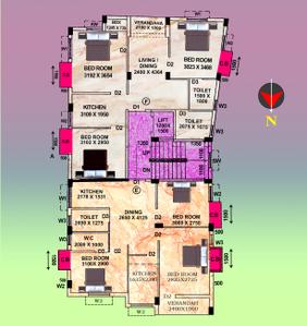 Project Image of 1014.0 - 1060.0 Sq.ft 3 BHK Apartment for buy in Unik Paradise