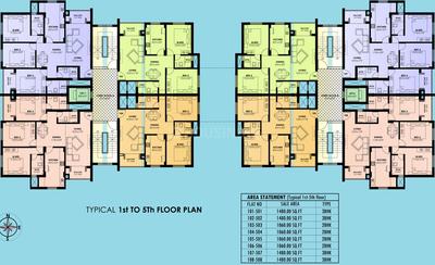 Project Image of 1450 Sq.ft 3 BHK Apartment / Flat for sale in Jeppinamogaru for Rs. 12000000