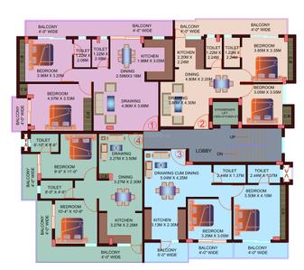 Project Image of 594.0 - 1368.0 Sq.ft 2 BHK Apartment for buy in Panchratna Keshri