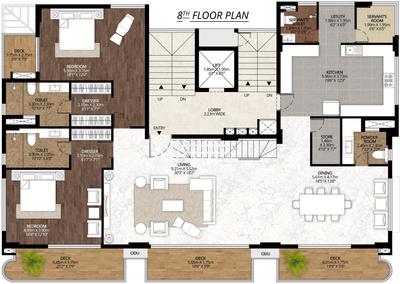 Project Image of 3564.0 - 6840.0 Sq.ft 3 BHK Apartment for buy in CR The Hamlet