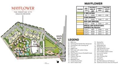 Project Image of 2246.0 - 5591.0 Sq.ft 3 BHK Apartment for buy in Prestige Mayflower At The Prestige City