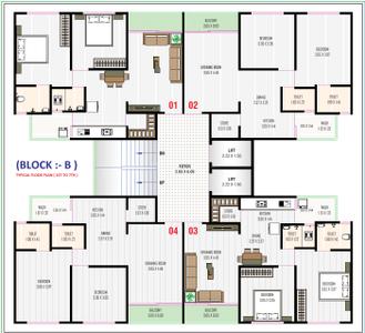 Project Image of 585.99 - 609.34 Sq.ft 2 BHK Apartment for buy in LG NB Sky