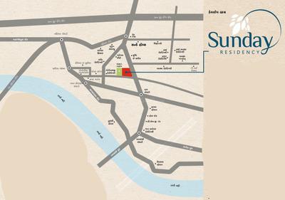 Project Image of 590.08 - 651.86 Sq.ft 2 BHK Apartment for buy in Sunday Residency Phase 6
