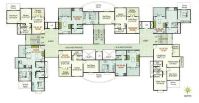 Project Image of 393.42 - 427.22 Sq.ft 1 BHK Apartment for buy in Kate Moze Hollyhock City Building No 2 Wing D