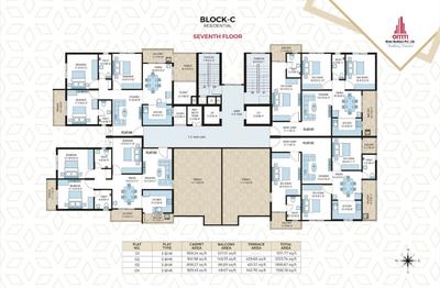 Project Image of 1135.17 - 2038.81 Sq.ft 2 BHK Apartment for buy in Omm Shyam Shanti Estates