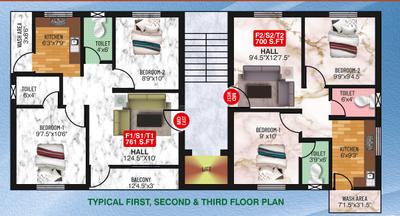 Project Image of 700.0 - 761.0 Sq.ft 2 BHK Apartment for buy in Crest Jules