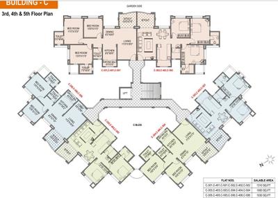 Project Image of 477.0 - 1320.0 Sq.ft 1 BHK Apartment for buy in Chirag Grande View 7 Phase 1 Building A to Phase 2 Building C