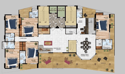 Project Image of 2203.0 - 4330.0 Sq.ft 2.5 BHK Apartment for buy in Vibgyor Pristine Paradise