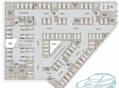 Project Image of 1300 Sq.ft 3 BHK Apartment / Flat for sale in Naranpura for Rs. 9500000