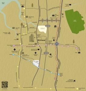 Project Image of 427.0 - 686.0 Sq.ft 1 BHK Apartment for buy in Unimont 24 Karat