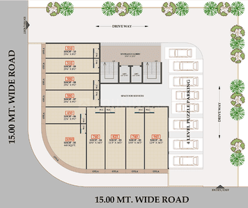 Project Image of 1090 Sq.ft 2 BHK Apartment / Flat for sale in Pushpak Nagar for Rs. 7020000