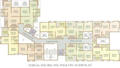 Project Image of 318.0 - 447.0 Sq.ft 1 BHK Apartment for buy in Panchratna Hills 1