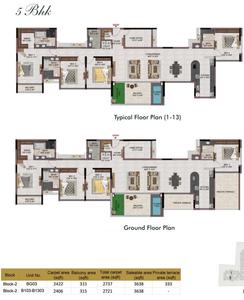 Project Image of 3628.0 - 3638.0 Sq.ft 5 BHK Apartment for buy in Casagrand Laurels