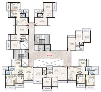 Project Image of 156.0 - 470.0 Sq.ft 1 BHK Apartment for buy in Gurukrupa Aramus Complex