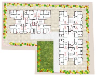 Project Image of 911.81 - 920.74 Sq.ft 3 BHK Apartment for buy in V Gajjar Snehal Exotica