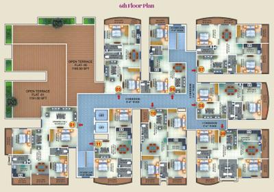Project Image of 6113.9 - 11474.33 Sq.ft 2 BHK Apartment for buy in Vastu Vastaya S K Tower 14