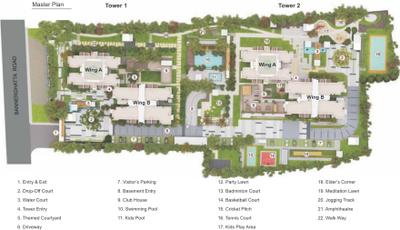 Project Image of 1181.0 - 1956.0 Sq.ft 3 BHK Apartment for buy in Mahindra Windchimes Phase 1