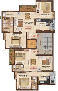 Project Image of 818.0 - 1108.0 Sq.ft 2 BHK Apartment for buy in VGK Ayana Aarna Aahana