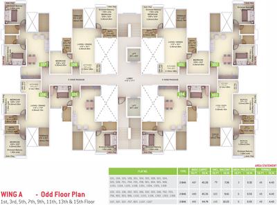 Project Image of 272.0 - 628.0 Sq.ft 1 BHK Apartment for buy in VTP Purvanchal Phase1 AB