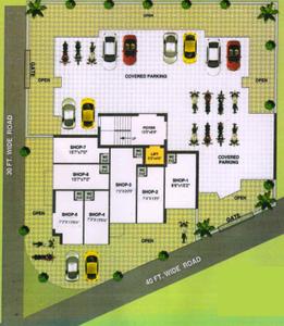 Project Image of 305.48 - 651.11 Sq.ft 1 BHK Apartment for buy in Radheshree Vraj Palace