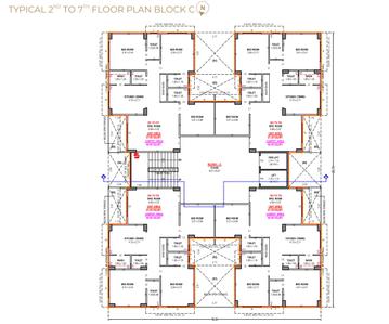 Project Image of 641.1 - 891.04 Sq.ft 2 BHK Apartment for buy in Global Zyva Residency