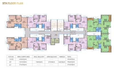 Project Image of 683.0 - 926.0 Sq.ft 2 BHK Apartment for buy in Heena Ashish