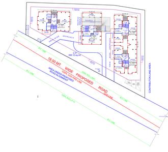 Dev Shivay Homes Block A,B,C,D Cluster Plan For Ground Floor 2