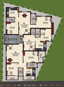 Project Image of 500.0 - 1240.0 Sq.ft 1 BHK Apartment for buy in JKB 7 Heaven