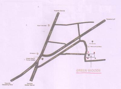 Gourisut Green Woods  Location Plan 1