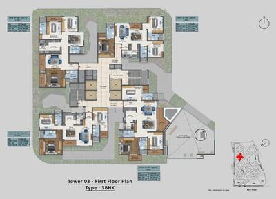 Project Image of 1794.0 - 5143.0 Sq.ft 2.5 BHK Apartment for buy in Sattva Aangane