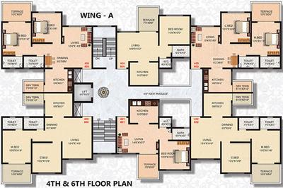 Project Image of 340.0 - 533.0 Sq.ft 1 BHK Apartment for buy in Growmore Paraiso 1