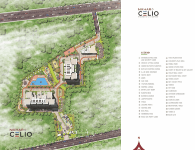 Project Image of 1235.0 - 1790.0 Sq.ft 2.5 BHK Apartment for buy in Nikhar Celio