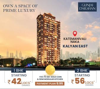 Project Image of 313.66 - 484.38 Sq.ft 1 BHK Apartment for buy in Gunjai Darshan