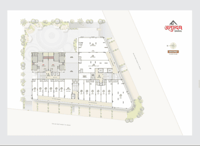 Project Image of 1131.18 - 1626.0 Sq.ft 3 BHK Apartment for buy in Shubh Atulyam Saral