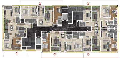 Project Image of 1115.03 - 1325.47 Sq.ft 3 BHK Apartment for buy in Ellanza Zenistry B