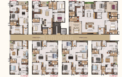 Project Image of 1391.0 - 4937.0 Sq.ft 2 BHK Apartment for buy in Saamy Wisteria Bloom