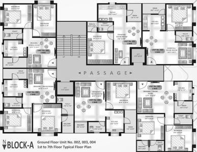 Project Image of 450.0 - 900.0 Sq.ft 1 BHK Apartment for buy in Sakar Raj Residency