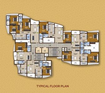 Project Image of 334.22 - 633.99 Sq.ft 1 BHK Apartment for buy in Platinum The Woods Legacy Avenue B Wing