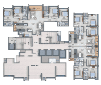 Project Image of 1170.0 - 1962.0 Sq.ft 3 BHK Apartment for buy in Supreme Boulevard Chembur Wing A