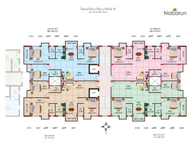 Project Image of 1418.0 - 1470.0 Sq.ft 3 BHK Apartment for buy in Adharshila Nabarun