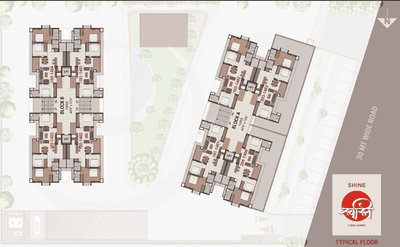 Project Image of 1665 Sq.ft 3 BHK Apartment / Flat for sale in Tragad for Rs. 8600000